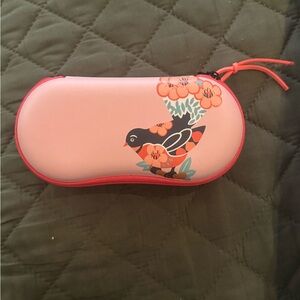 Glasses Case - NZ Designer Birds, Fantail on peach